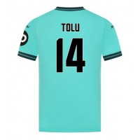 Wolves Tolu Arokodare #14 Fotballklær Bortedrakt 2025-26 Kortermet